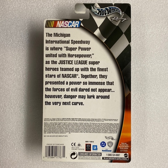 Hot Wheels Racing NASCAR Mark Martin Justice League Batman Car & Figure NEW - Picture 8 of 8